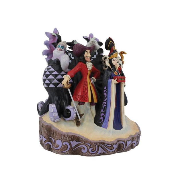CARVED BY HEART VILAINS - DISNEY TRADITIONS