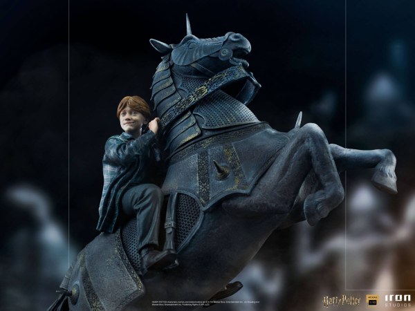 RON WEASLEY À L'ÉCHIQUIER MAGIQUE ART SCALE - HARRY POTTER