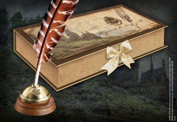 RÉPLIQUE PLUME ET ENCRIER POUDLARD - HARRY POTTER