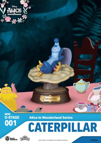 LOT 6 MINI FIGURINES ALICE AUX PAYS DES MERVEILLES - MINI  DISNEY D-STAGE