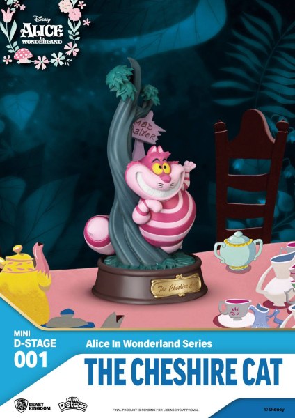 LOT 6 MINI FIGURINES ALICE AUX PAYS DES MERVEILLES - MINI  DISNEY D-STAGE