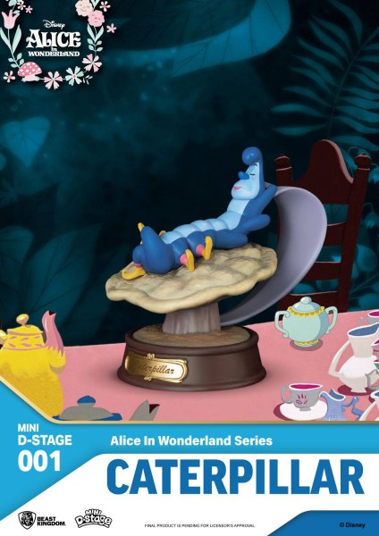 LOT 6 MINI FIGURINES ALICE AUX PAYS DES MERVEILLES - MINI  DISNEY D-STAGE