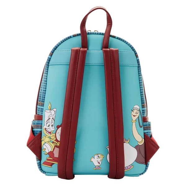 MINI SAC À DOS LA BELLE ET LA BÊTE LIBRARY SCENE - DISNEY LOUNGEFLY