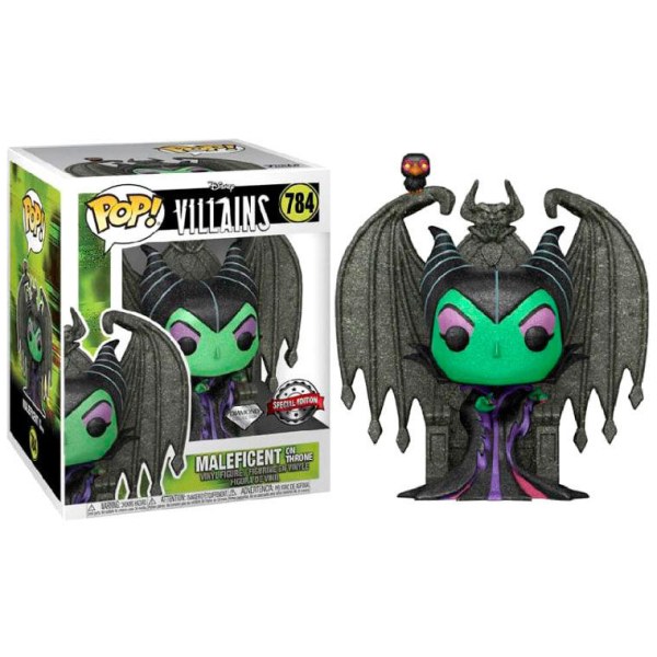 FUNKO POP! 784 - DISNEY LA BELLE AU BOIS DORMANT - MALÉFIQUE SUR SON TRÔNE DIAMOND VERSION