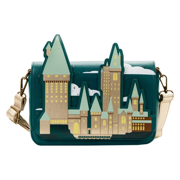 SAC BANDOULIÈRE GOLDEN POUDLARD - HARRY POTTER LOUNGEFLY