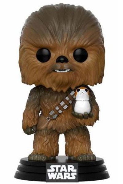 FUNKO POP! 195 - CHEWBACCA & PORG - STAR WARS VIII