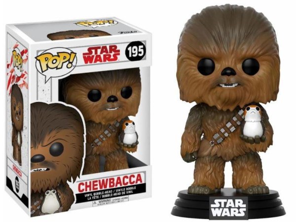 FUNKO POP! 195 - CHEWBACCA & PORG - STAR WARS VIII