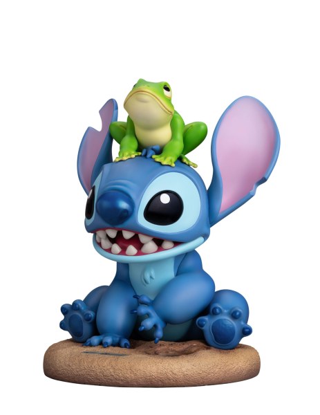 STITCH AVEC LA GRENOUILLE - DISNEY MASTERCRAFT 100 YEARS OF WONDERS