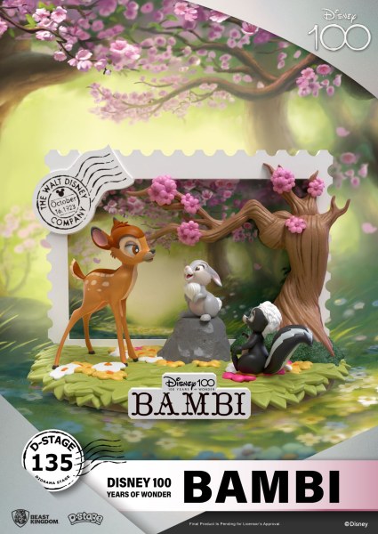 DIORAMA BAMBI - DISNEY 100TH ANNIVERSAIRE D-STAGE