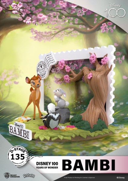 DIORAMA BAMBI - DISNEY 100TH ANNIVERSAIRE D-STAGE