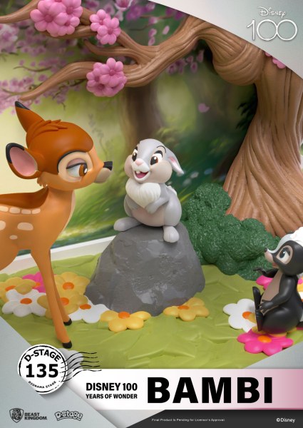 DIORAMA BAMBI - DISNEY 100TH ANNIVERSAIRE D-STAGE