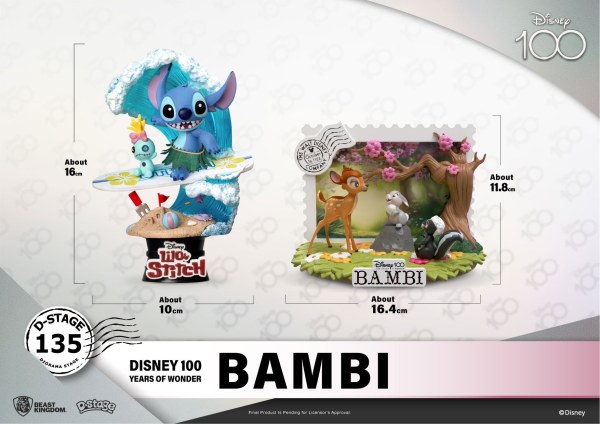 DIORAMA BAMBI - DISNEY 100TH ANNIVERSAIRE D-STAGE