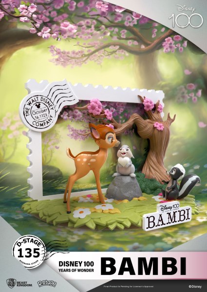 DIORAMA BAMBI - DISNEY 100TH ANNIVERSAIRE D-STAGE