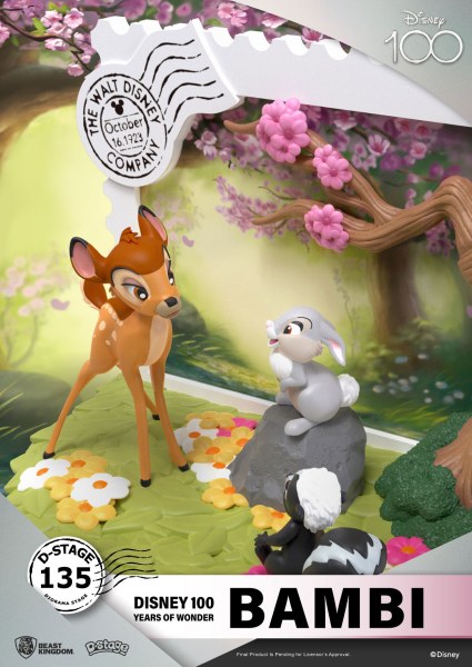 DIORAMA BAMBI - DISNEY 100TH ANNIVERSAIRE D-STAGE