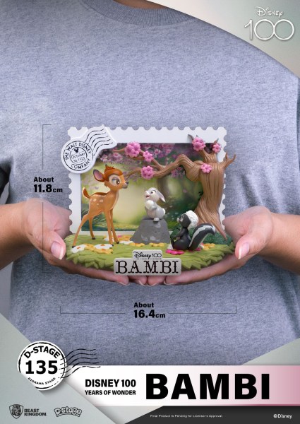 DIORAMA BAMBI - DISNEY 100TH ANNIVERSAIRE D-STAGE
