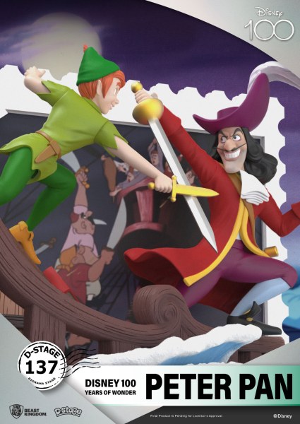 DIORAMA PETER PAN - DISNEY 100TH ANNIVERSAIRE D-STAGE
