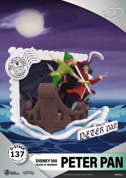 DIORAMA PETER PAN - DISNEY 100TH ANNIVERSAIRE D-STAGE