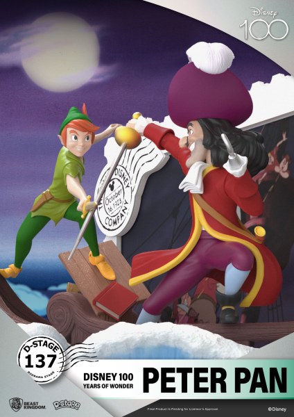 DIORAMA PETER PAN - DISNEY 100TH ANNIVERSAIRE D-STAGE