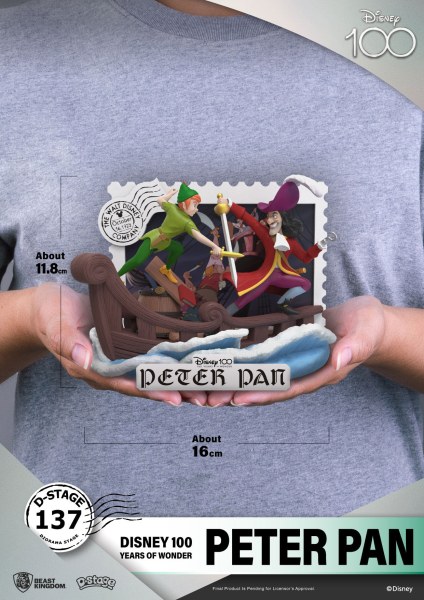 DIORAMA PETER PAN - DISNEY 100TH ANNIVERSAIRE D-STAGE