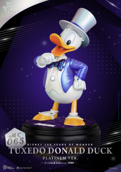 TUXEDO DONALD VERSION PLATINIUM - DISNEY MASTERCRAFT