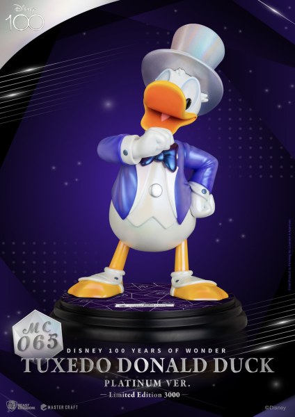 TUXEDO DONALD VERSION PLATINIUM - DISNEY MASTERCRAFT