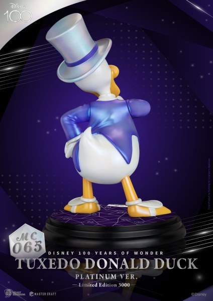TUXEDO DONALD VERSION PLATINIUM - DISNEY MASTERCRAFT