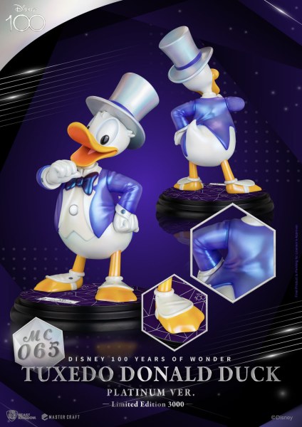 TUXEDO DONALD VERSION PLATINIUM - DISNEY MASTERCRAFT