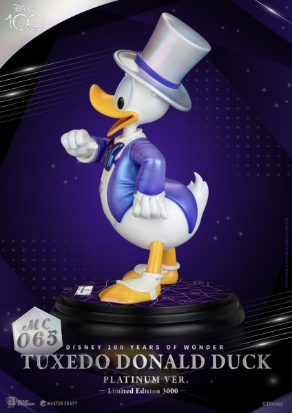 TUXEDO DONALD VERSION PLATINIUM - DISNEY MASTERCRAFT