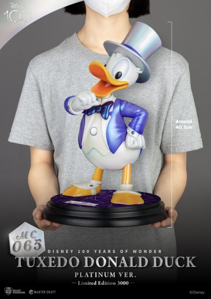 TUXEDO DONALD VERSION PLATINIUM - DISNEY MASTERCRAFT