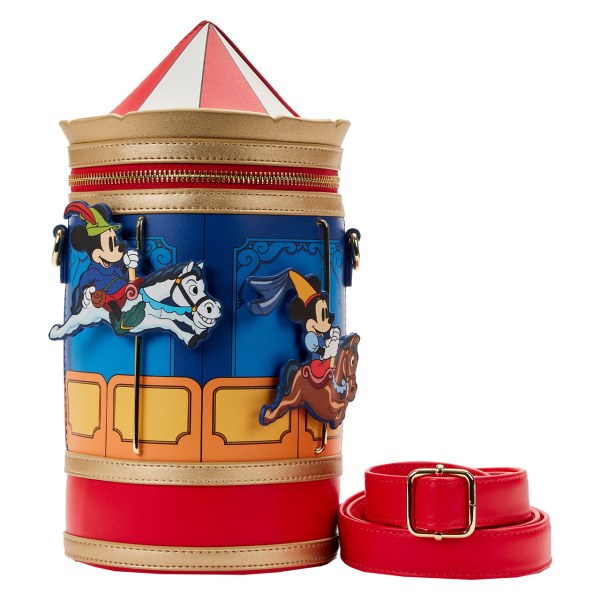 SAC À BANDOULIÈRE MICKEY & MINNIE BRAVE LITTLE TAILORS CAROUSEL - DISNEY LOUNGEFLY