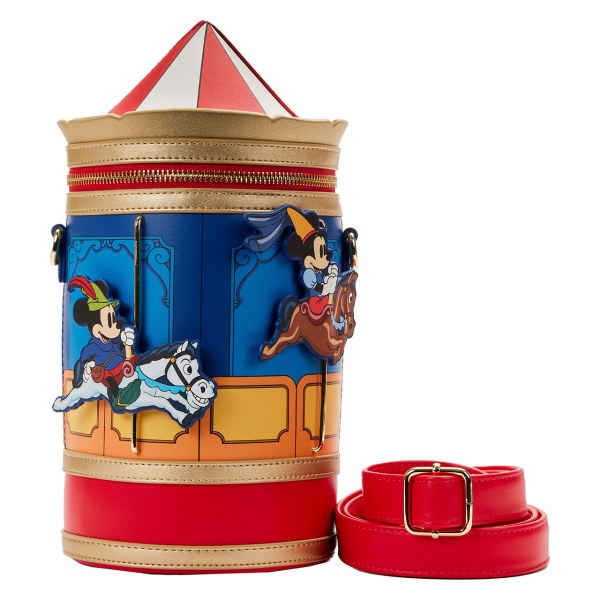 SAC À BANDOULIÈRE MICKEY & MINNIE BRAVE LITTLE TAILORS CAROUSEL - DISNEY LOUNGEFLY
