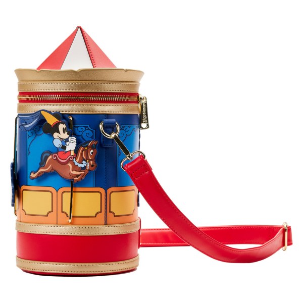 SAC À BANDOULIÈRE MICKEY & MINNIE BRAVE LITTLE TAILORS CAROUSEL - DISNEY LOUNGEFLY