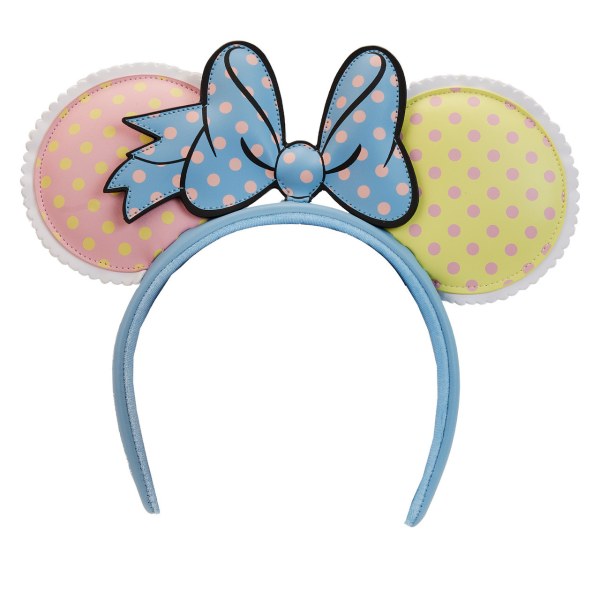 SERRE-TÊTE MINNIE PASTEL COLOR BLOCK DOTS - DISNEY LOUNGEFLY