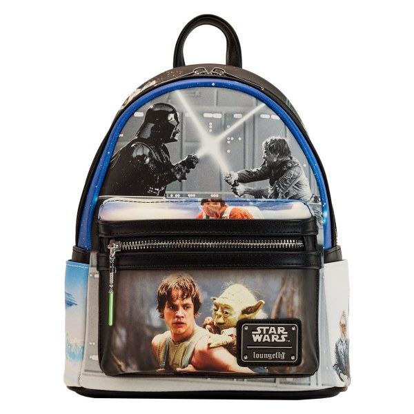 MINI SAC A DOS L'EMPIRE CONTRE ATTAQUE FINAL FRAMES - STAR WARS LOUNGEFLY