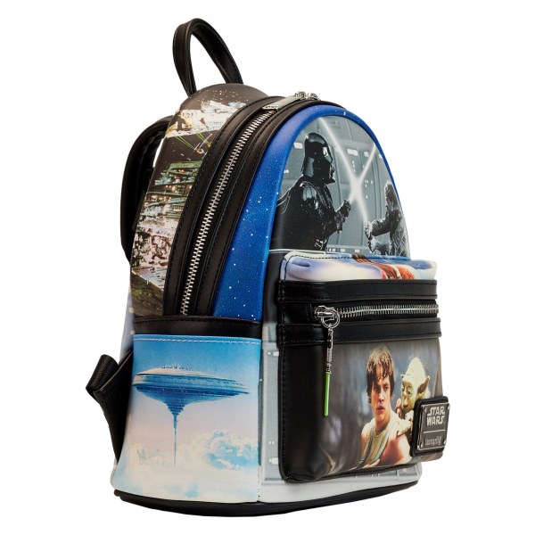 MINI SAC A DOS L'EMPIRE CONTRE ATTAQUE FINAL FRAMES - STAR WARS LOUNGEFLY