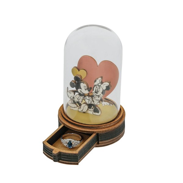 TIRROIR À BAGUE MICKEY & MINNIE - DISNEY SHOWCASE
