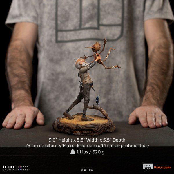 GEPPETTO & PINOCCHIO ART SCALE - PINOCCHIO