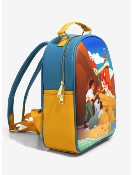 MINI SAC À DOS LA PETITE SIRÈNE ARIEL & ERIC SUR LA PLAGE - DISNEY LOUNGEFLY