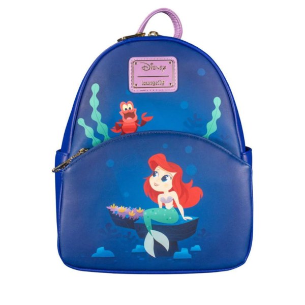 MINI SAC À DOS LA PETITE SIRÈNE ET SEBASTIEN - DISNEY LOUNGEFLY