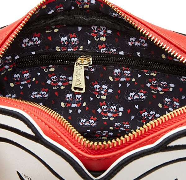 SAC À BANDOULIÈRE MICKEY & MINNIE LOVE - DISNEY LOUNGEFLY
