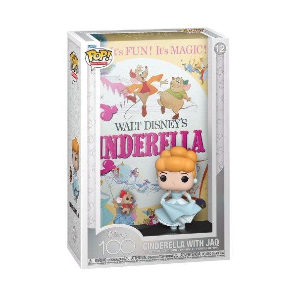 FUNKO POP! 12 - CENDRILLON MOVIE POSTER DISNEY'S 100TH