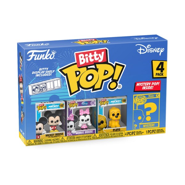 PACK 4 FIGURINES FUNKO BITTY POP! - MICKEY & SES AMIS