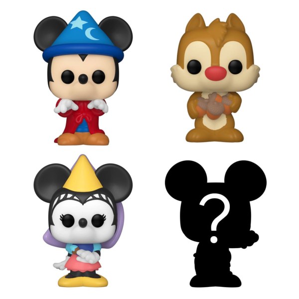 PACK 4 FIGURINES FUNKO BITTY POP! - MICKEY SORCIER