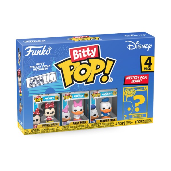 PACK 4 FIGURINES FUNKO BITTY POP! - MINNIE