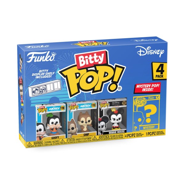 PACK 4 FIGURINES FUNKO BITTY POP! - DINGO