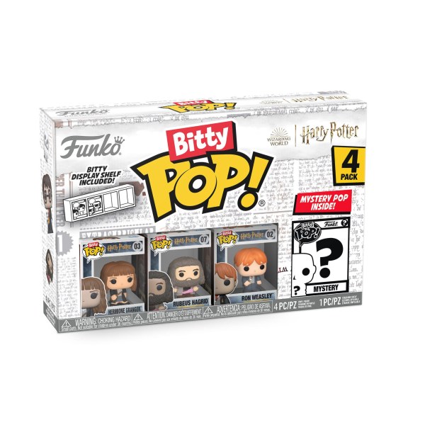 PACK 4 FIGURINES FUNKO BITTY POP! - HERMIONE