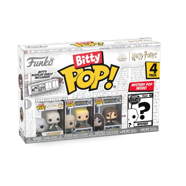 PACK 4 FIGURINES FUNKO BITTY POP! - VOLDEMORT
