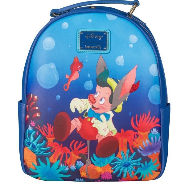 MINI SAC À DOS PINOCCHIO CORAIL - DISNEY LOUNGEFLY