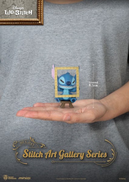PACK DE 6 FIGURINES STITCH GALLERIE D'ART - DISNEY MINI EGG ATTACK