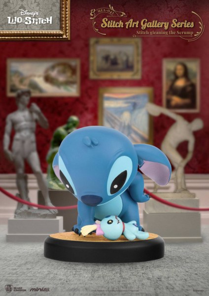 PACK DE 6 FIGURINES STITCH GALLERIE D'ART - DISNEY MINI EGG ATTACK